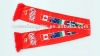 heat transfer printed stadium sport scarf polyester magic scarf