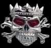 skull belt buckle