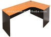 melamine L-shape office workstation desking furniture, wooden office workstation desk