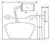 brake pad for car with good quality and low price(OEM:GDB253)