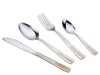 18/0 heavy gold-plated s/s cutlery sets