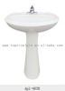 bathroom ceramic pedestal basin/sanitary ware