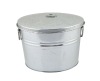 Galvanized nature tinplate Pail with Side Handles