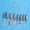 8 Pcs Kitchen Tool Set with Metal Rack