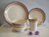 earthware dinnerware set