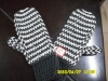 lady fashion knitted/crochet gloves