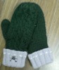 knitted glove,G-2461