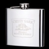 Lasered hip flask