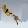 brass door lock