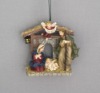 christmas nativity hang ornament,xmas nativity hang ornament,christmas wall plaque