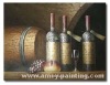 Still Life Oil Painting, Wine Oil Painting