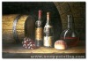 Still Life Oil Painting, Wine Oil Painting