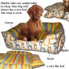 Double Sided Square Dog Bed