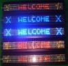 Blue 7*80dots led moving sign