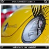 car eyelash with crystal eyeliner