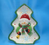 ceramic decorative Christmas plate