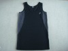 man's fashion cool gray sports vest and tops interlock