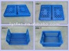 plastic Folding Basket Container Stackable Storage