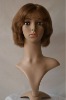 short style virgin russian hair mono lace front wigs