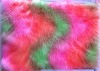 Faux plush fur fleece