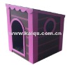 Sloping Roof Pet House With Carved Effect(S size)