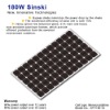 180W Sinski Solar Panel