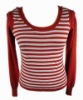 LADIES STRIPE TWINSET PULLOVER