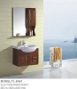 Oak bath vanity cabinet