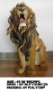 polyresin lion figurine