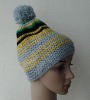 100% Acrylic Fashion Hand Knit Beanie