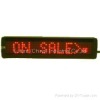 Red 7*50dots led moving sign