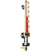 Dual-color magnetic reversal liquid level meter