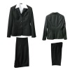 sexy women formal black Uniform for bank & hotel