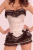 Sexy Lingerie Satin Corset Skirt by8080