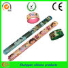 High quality with hot stamping slap silicon wristband for promotion