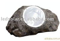 solar stone spot lamp