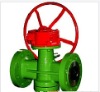 pressure balanced plug valve