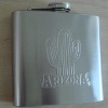 embossed hip flask