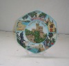 polyresin tourist plate, resin souvenir plate