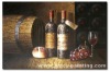 Still Life Oil Painting, Wine Oil Painting(Impressionist)