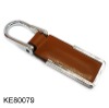 alloy leather keychain(KE80079)