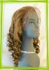 Synthetic wig/18"/Wave/French lace/#30 with #27 highlighted