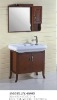 oak bathroom cabinet