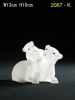 Polyresin bear figurine