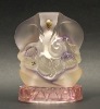 transparent polyresin craft,lord ganesh god statue