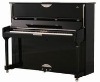 Black Polished Upright Piano