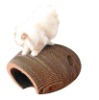 corrugated pet scratcher,corrugated cocoon, Scratch Lounge,cat scratcher,corrugated cat toy