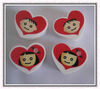 Heart shaped print eraser