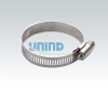 Hose clamp with screw