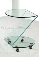 hot bending glass coffee table